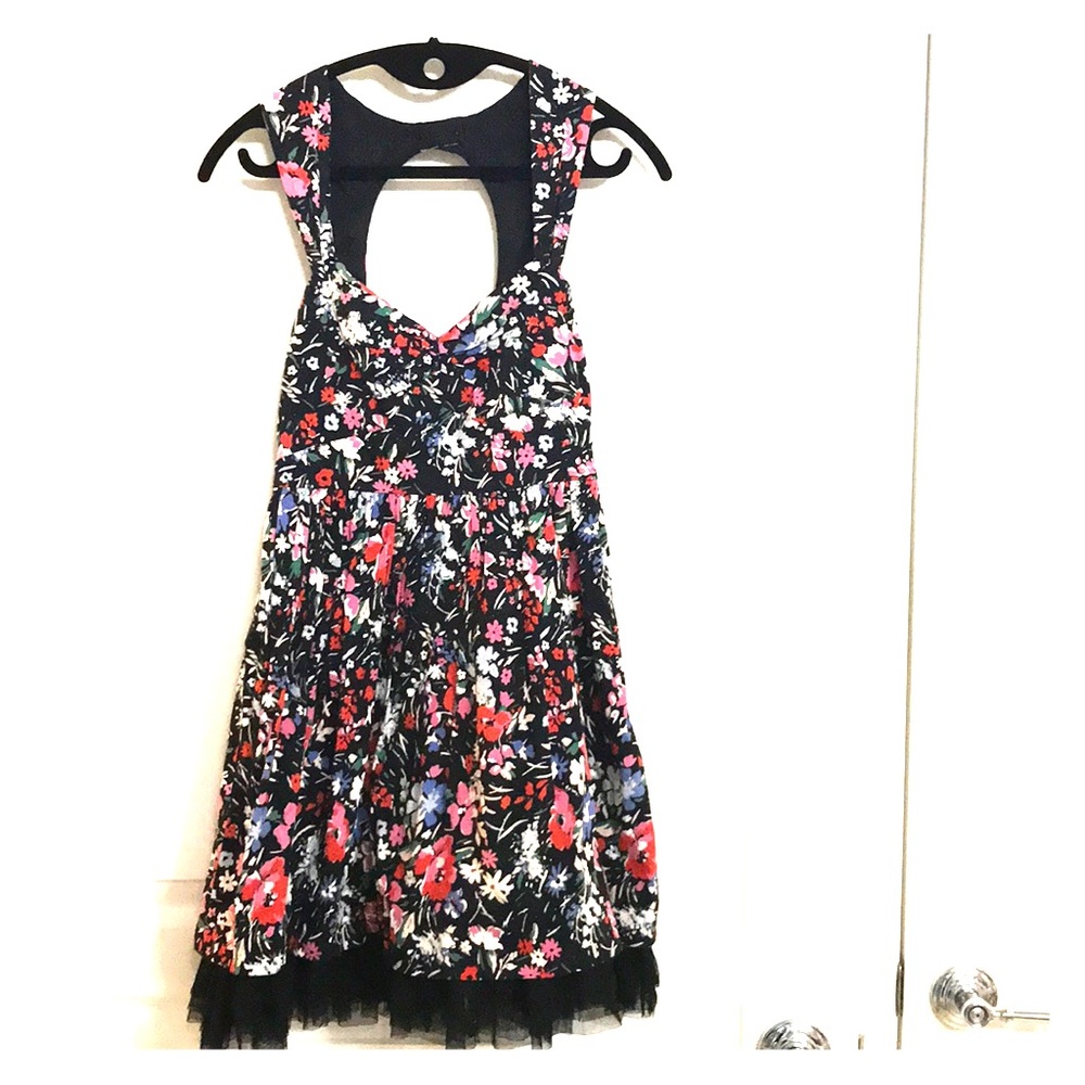 Free people dress with netting underlining